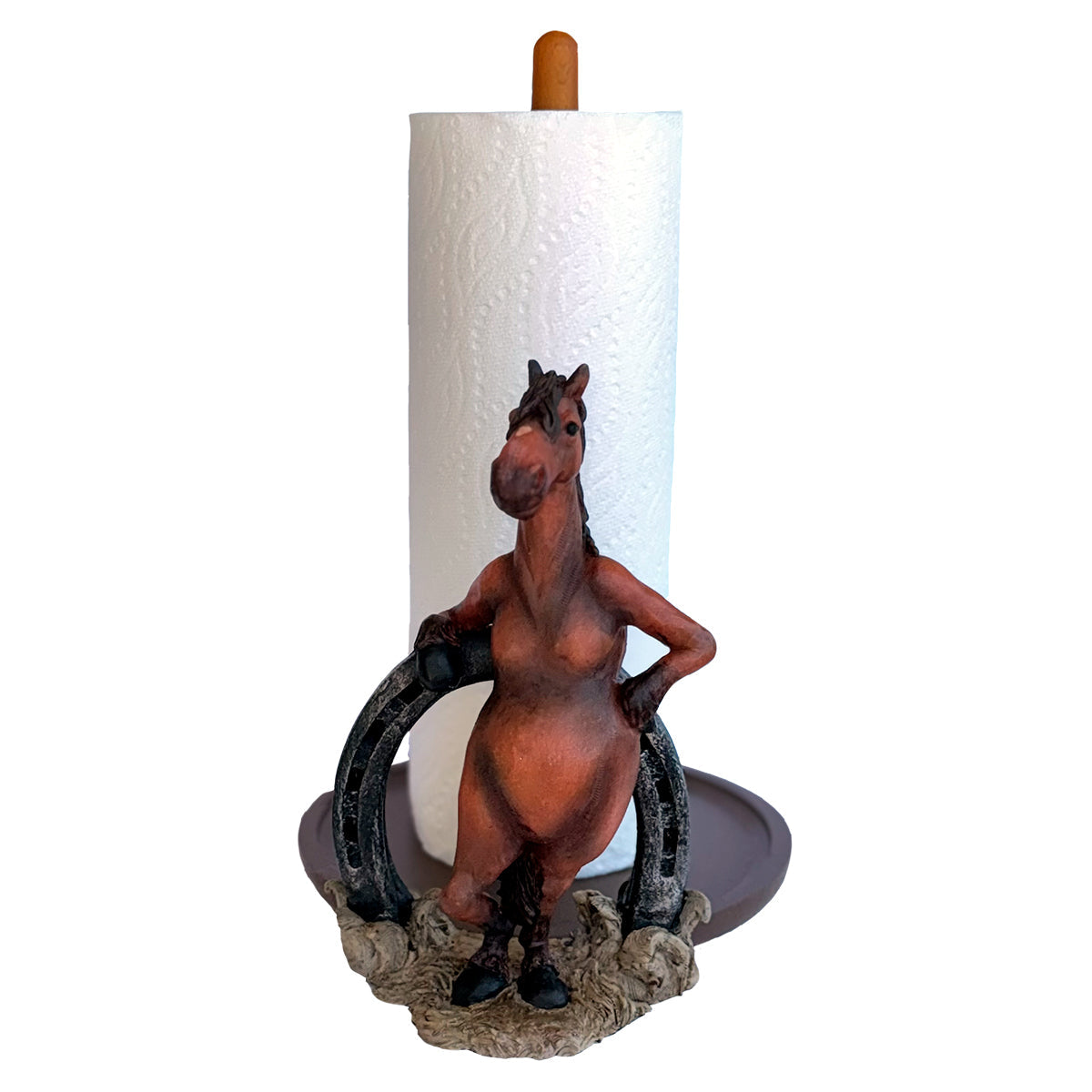 Lucky Horse Paper Towel Holder
