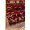 Gold Rush Diamond Red Rug - 3 x 7