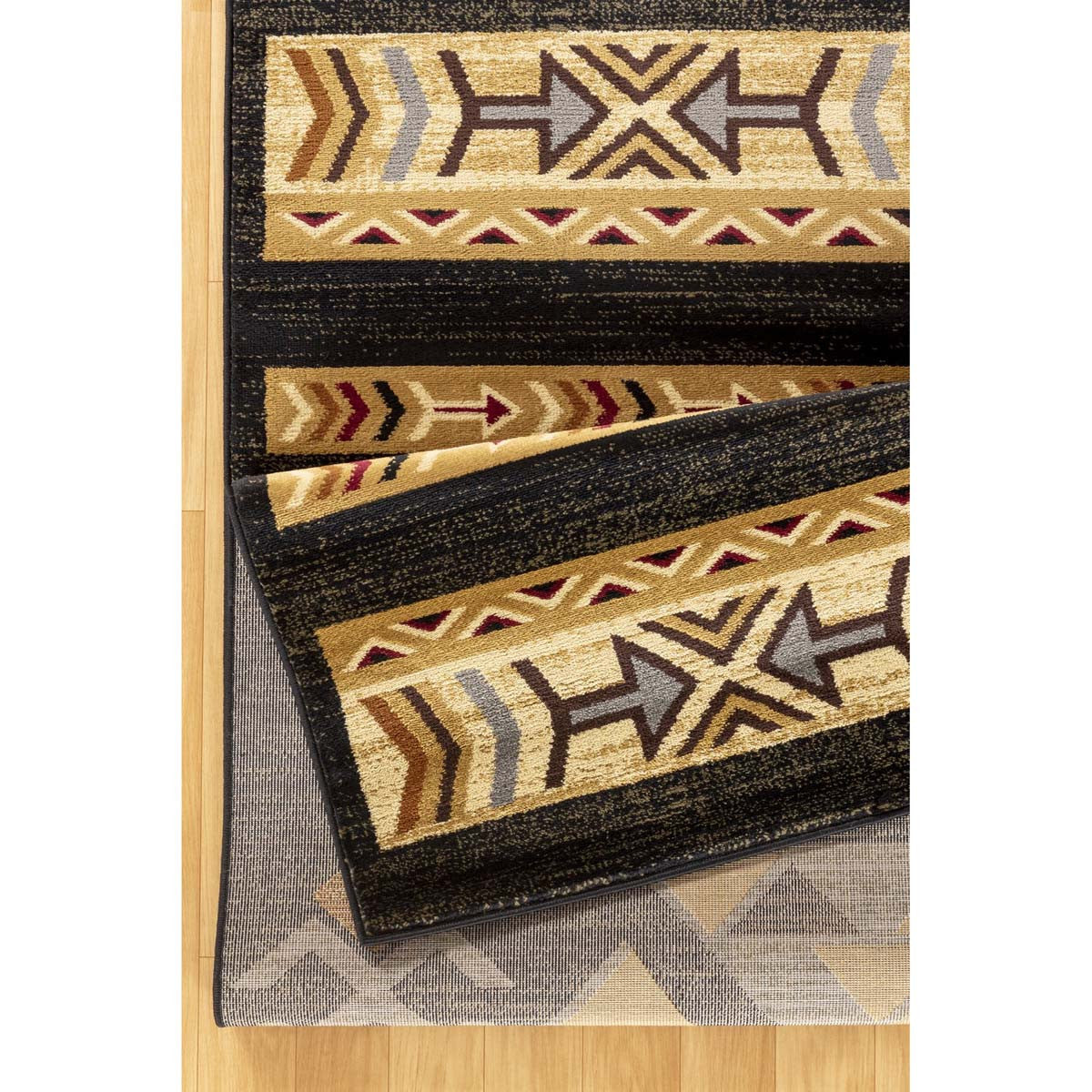 Outlaw Oasis Black Rug Collection