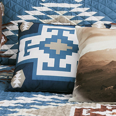 Blue Canyon Cross Accent Pillow - CLEARANCE
