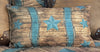 Turquoise Star & Barbed Wire Pillow