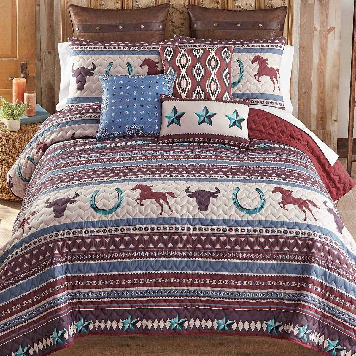 Western Trails Quilt Bedding Collection