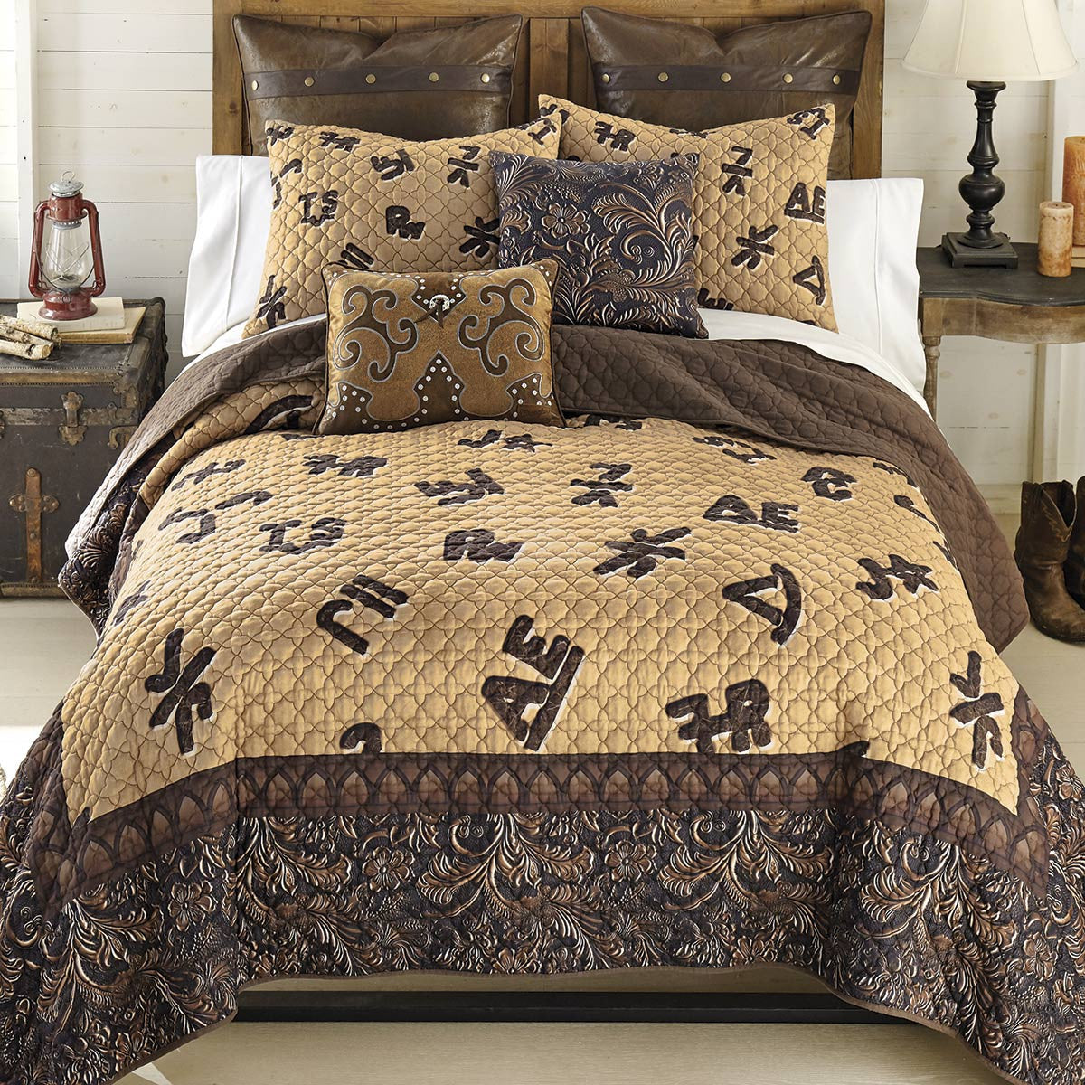 Cowboy Brands Quilt Bedding Collection - CLEARANCE