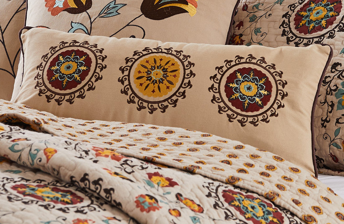 Western Medallions Neck Pillow