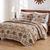 Western Medallions 3pc Quilt Bed Set - King