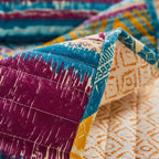 Fuchsia Tribal 3-Piece Quilt Bed Set - King