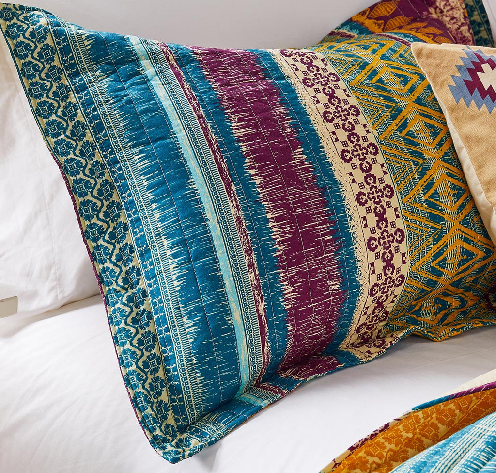 Fuchsia Tribal Standard Sham