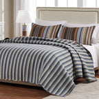 Desert Strata 3pc Quilt Bed Set - King