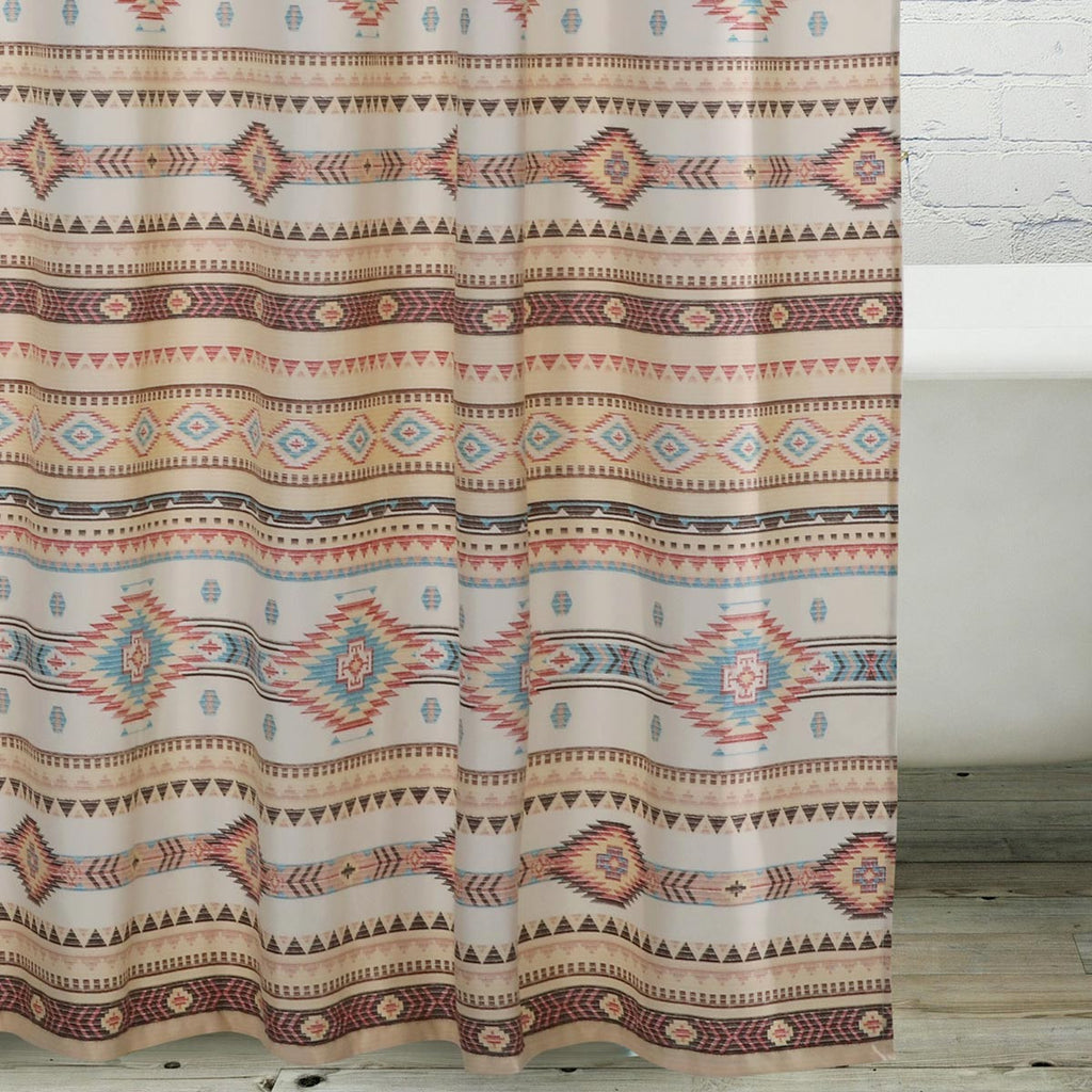Sun Valley Tan Shower Curtain