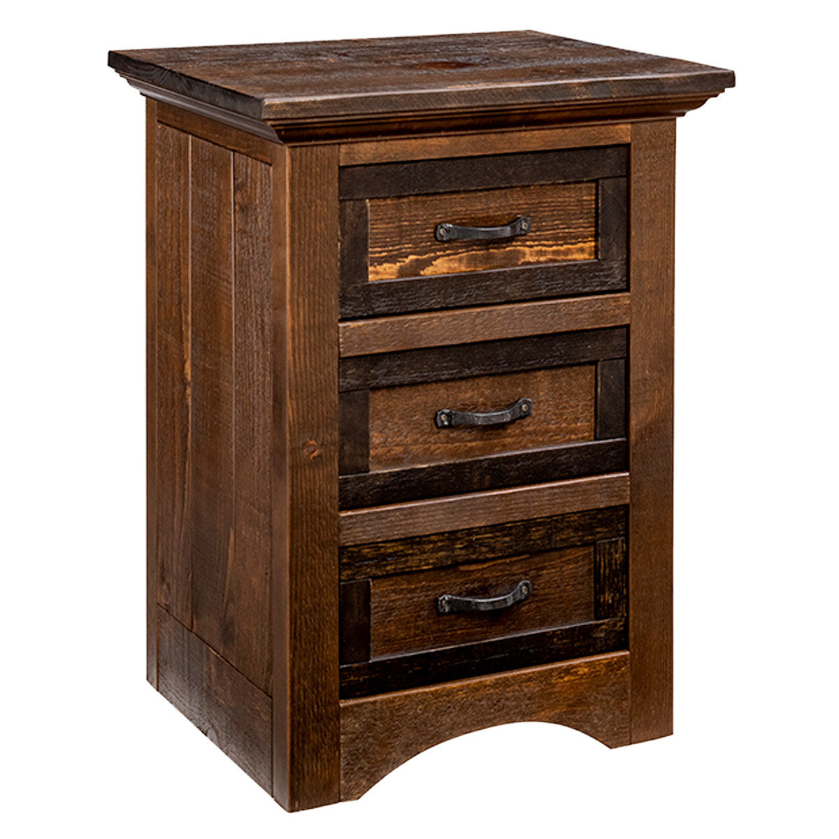Northern Woodland 3 Drawer Nightstand