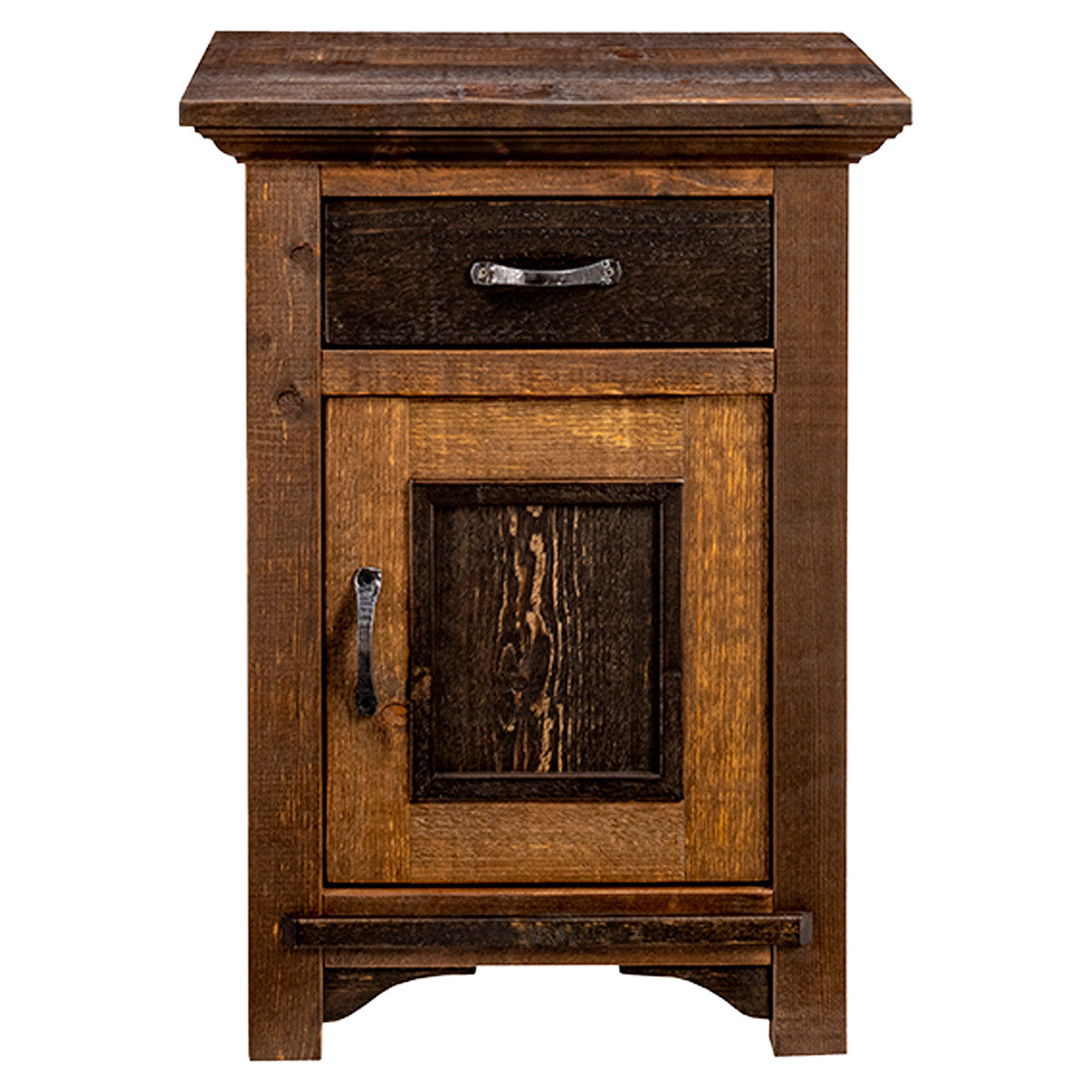 Sierra Woods 1 Drawer 1 Door Nightstand