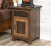 Sierra Woods 1 Drawer 1 Door Nightstand