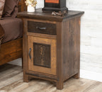 Sierra Woods 1 Drawer 1 Door Nightstand