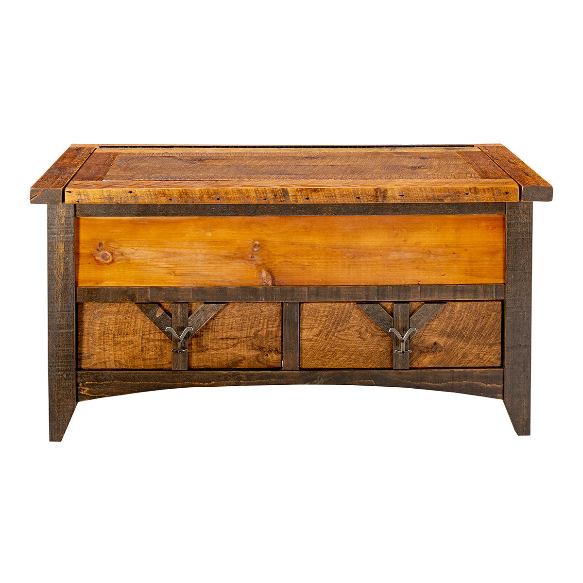 Yellowstone Dutton Trunk with 2 Drawers and Lift Top