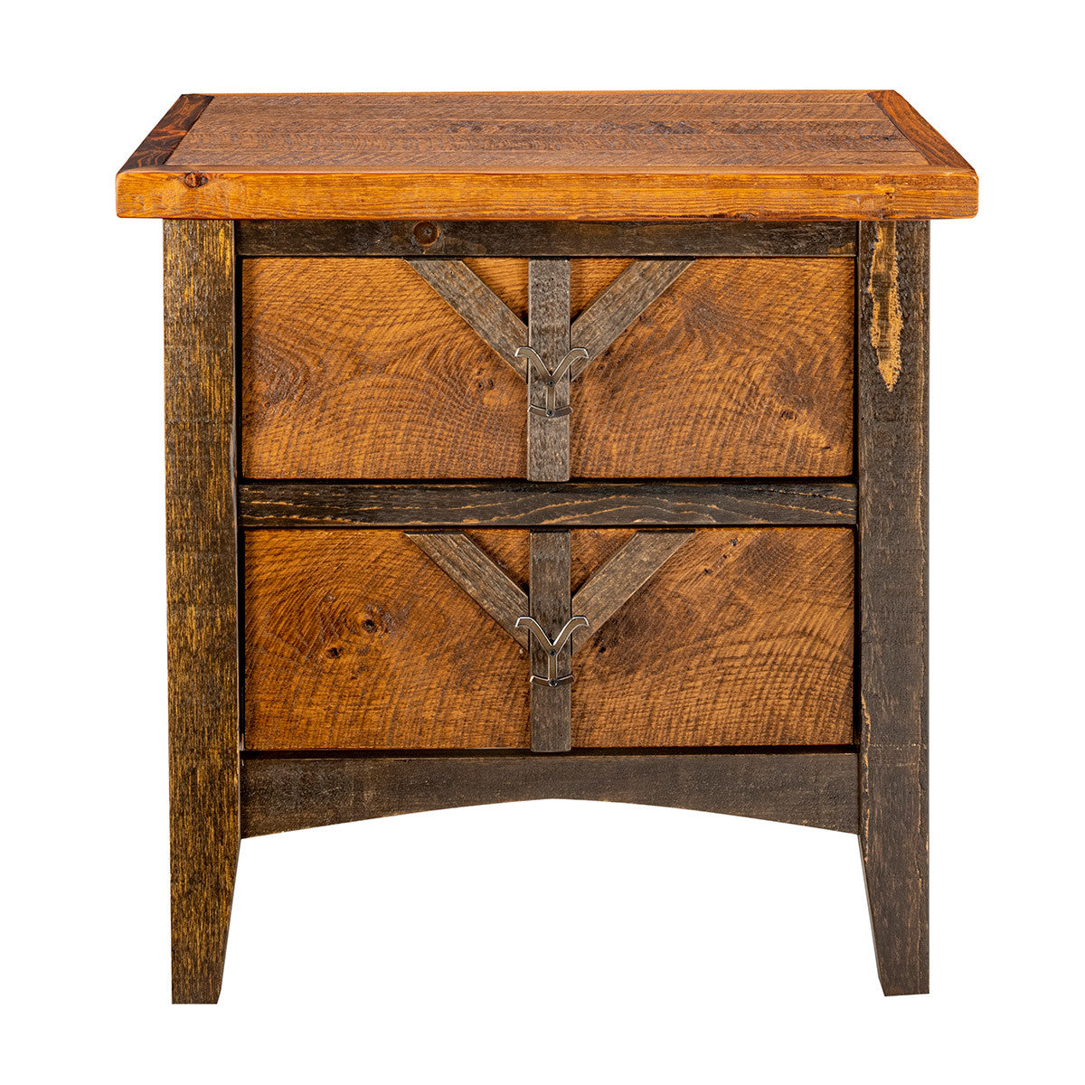 Yellowstone Dutton 2 Drawer Nightstand