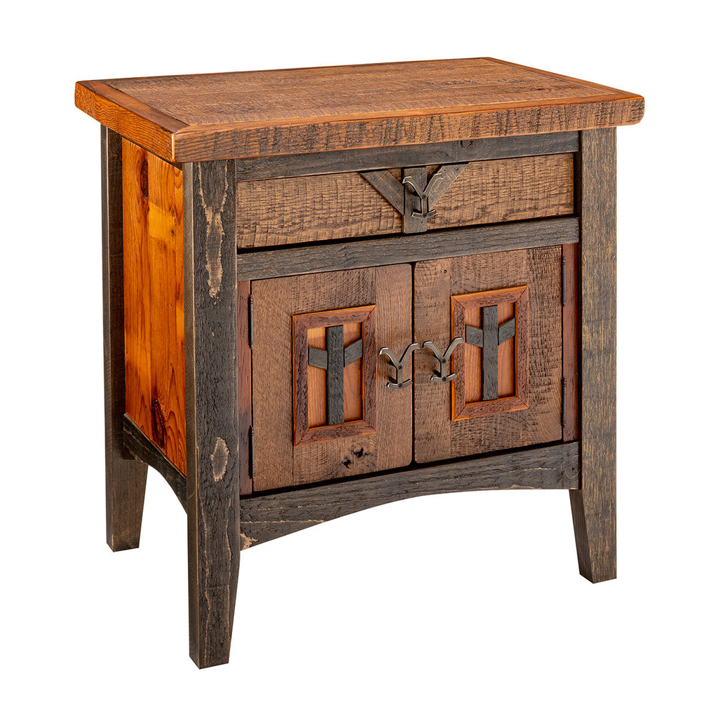 Yellowstone Dutton 2 Door 1 Drawer Nightstand