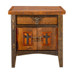 Yellowstone Dutton 2 Door 1 Drawer Nightstand