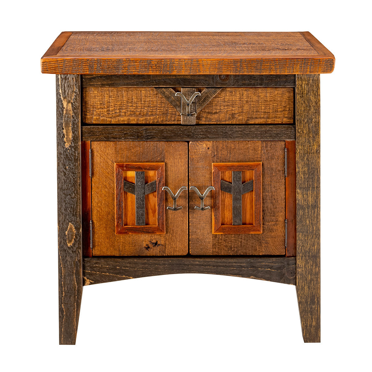 Yellowstone Dutton 2 Door 1 Drawer Nightstand