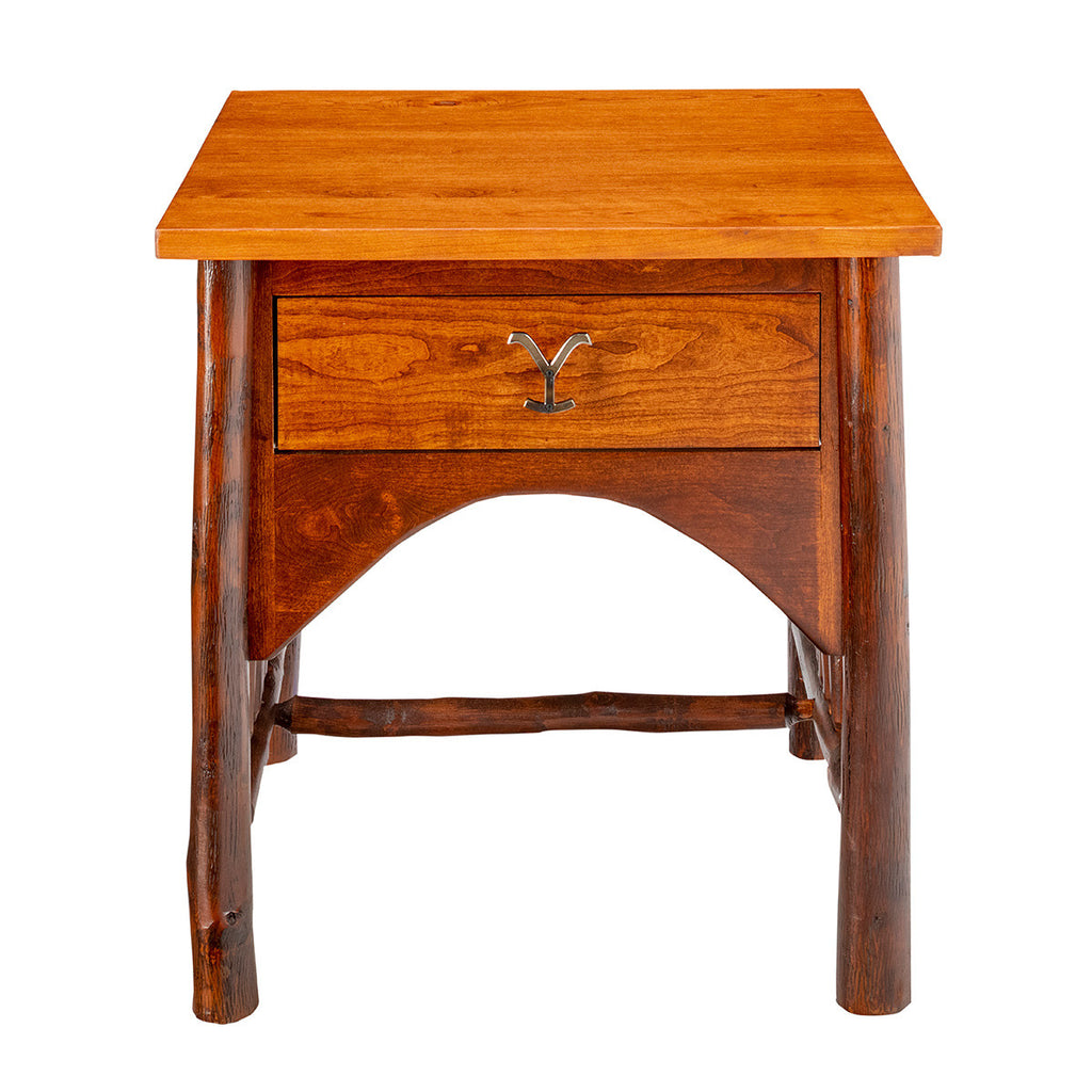Yellowstone Gallatin Valley 1 Drawer Side Table