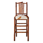 Yellowstone Gallatin Valley Spindle Barstool - Cowhide Seat