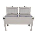 Chihuahuan Longhorn Double Cooler - White