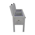 Chihuahuan Longhorn Double Cooler - White