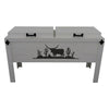 Chihuahuan Longhorn Double Cooler - White