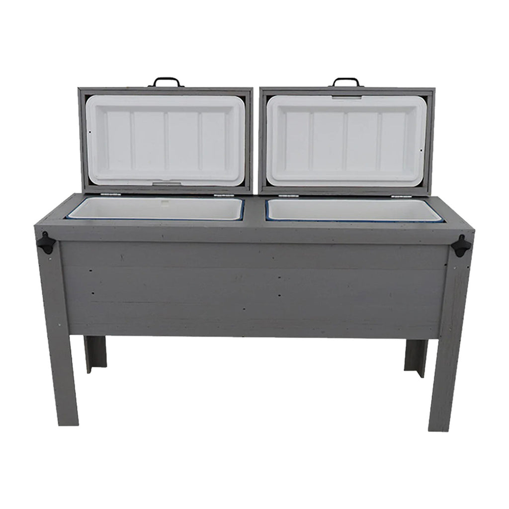 Longhorn Face Double Cooler - Gray