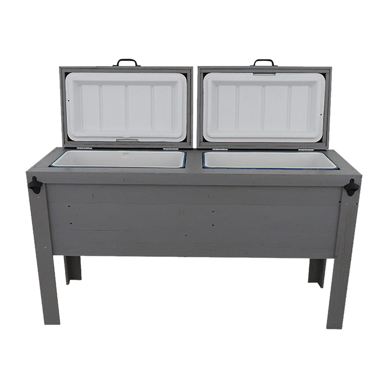 Longhorn Face Double Cooler - Gray