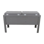 Longhorn Face Double Cooler - Gray