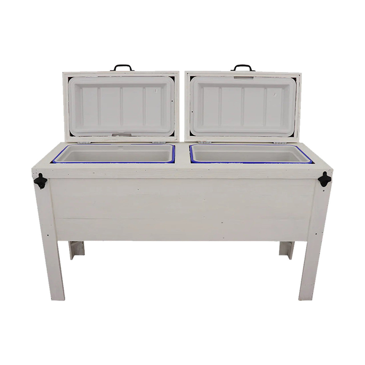 Longhorn Face Double Cooler - White