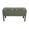 Longhorn Silhouette Double Cooler - Sage