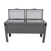 Longhorn Silhouette Double Cooler - Gray