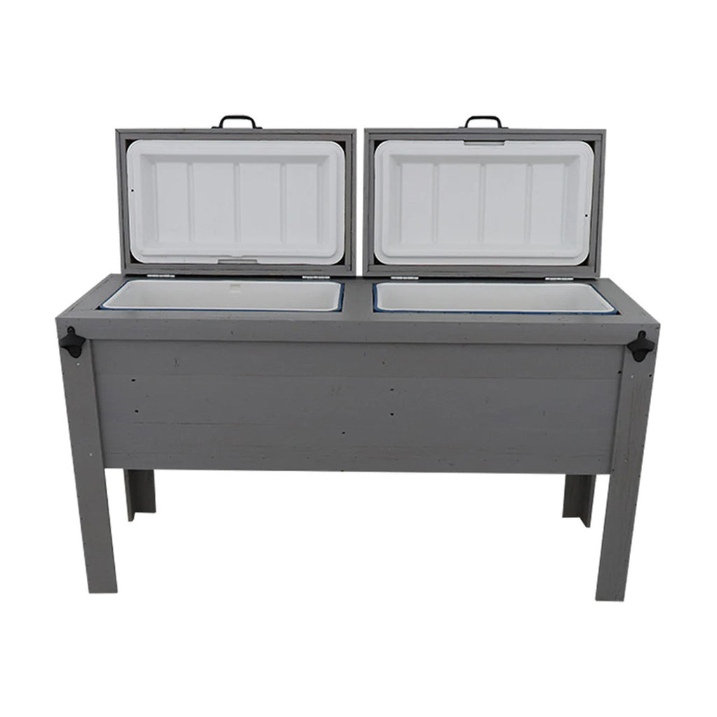 Longhorn Silhouette Double Cooler - Gray