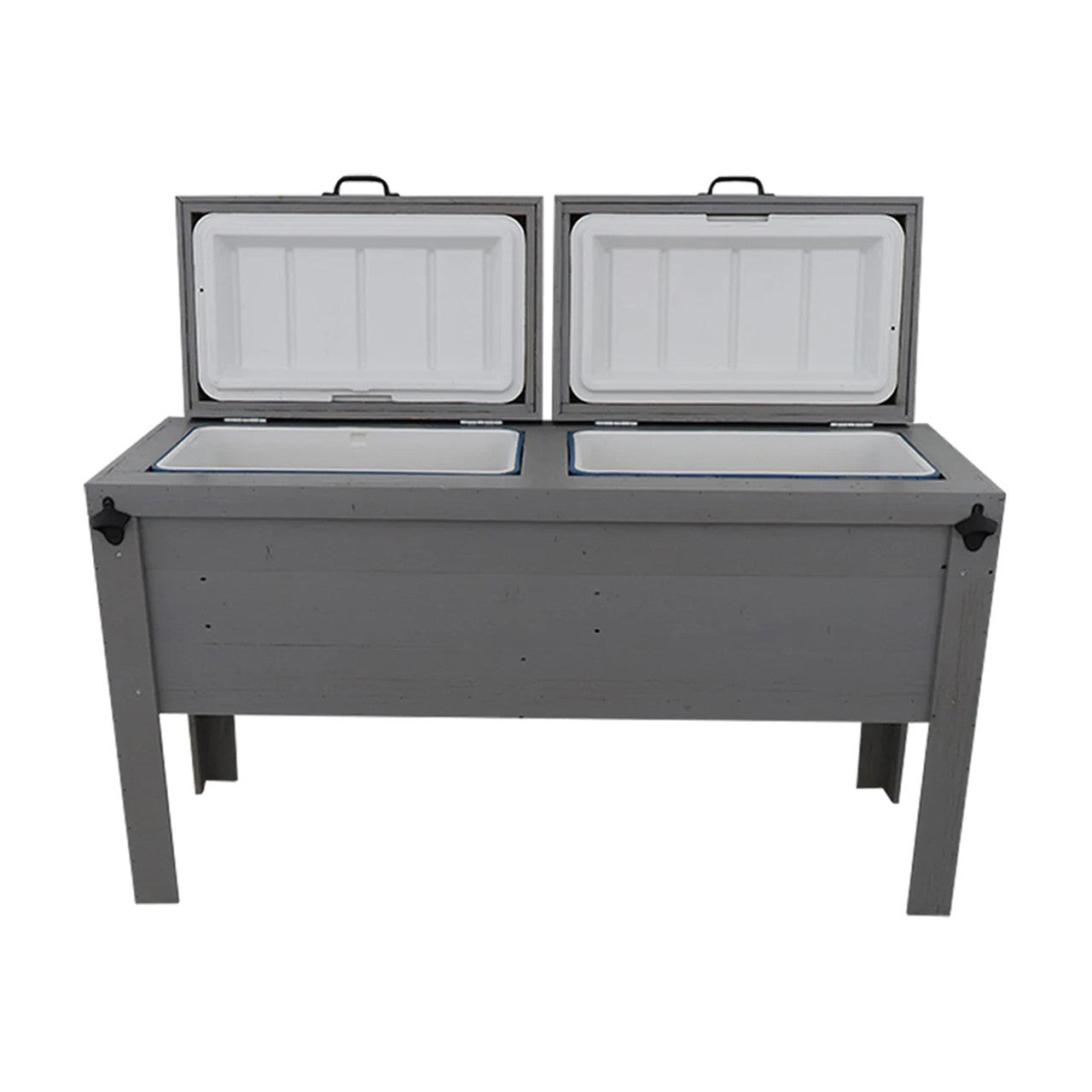 Longhorn Silhouette Double Cooler - Gray