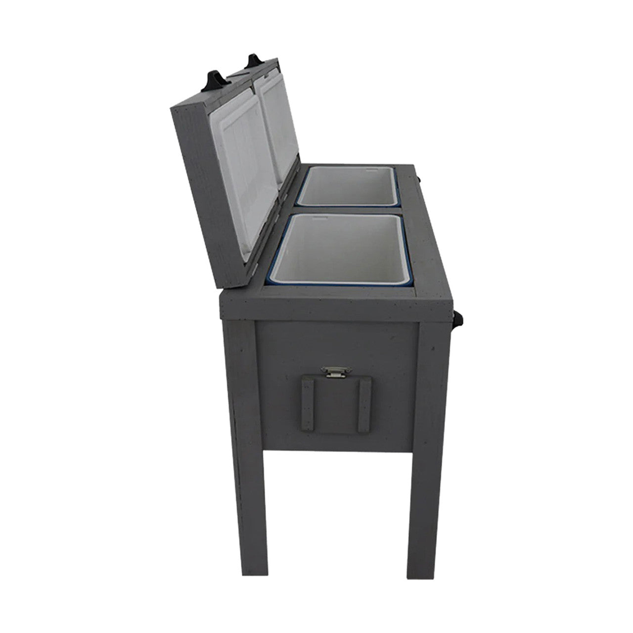 Longhorn Silhouette Double Cooler - Gray