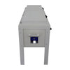 Longhorn Silhouette Double Cooler - White
