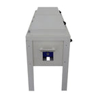 Longhorn Silhouette Double Cooler - White