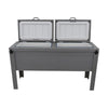 Houston Texas Double Cooler - Gray
