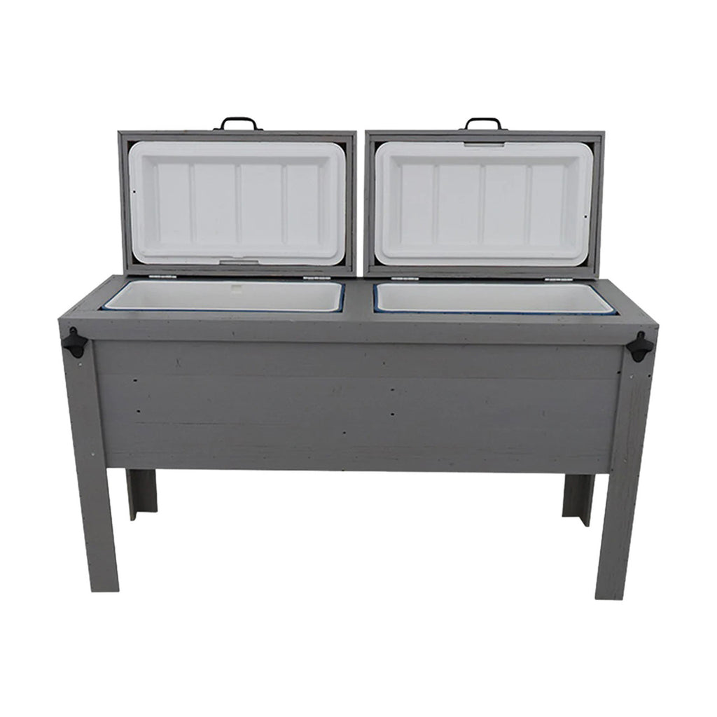 Houston Texas Double Cooler - Gray