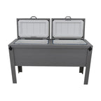 Houston Texas Double Cooler - Gray