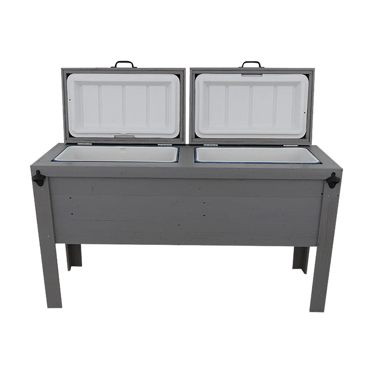 Houston Texas Double Cooler - Gray