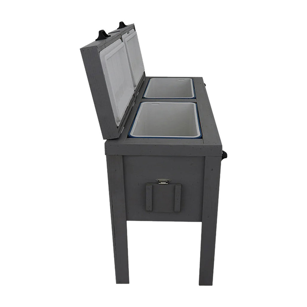 Houston Texas Double Cooler - Gray