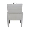 Chihuahuan Longhorn Single Cooler - White