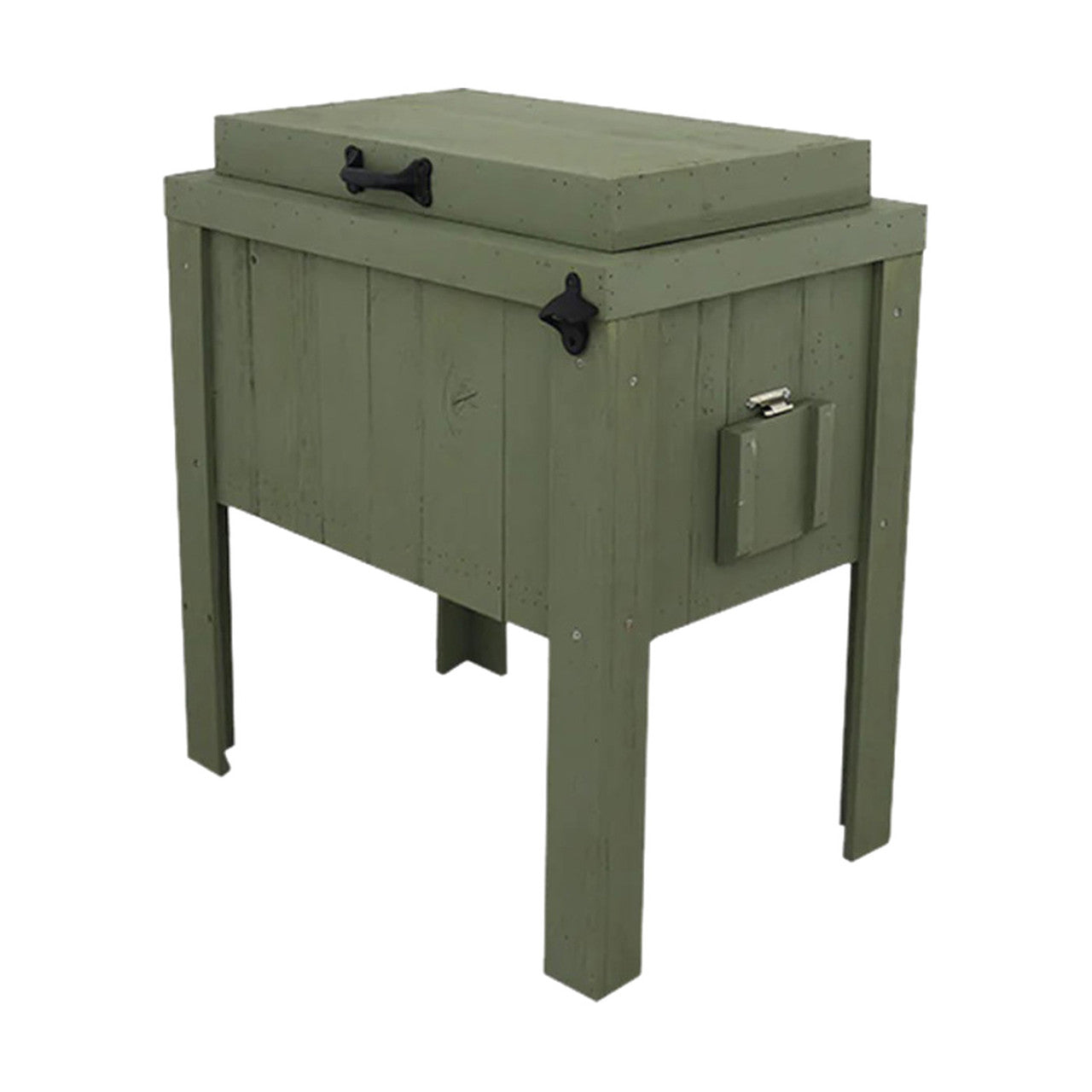 Longhorn Face Single Cooler - Sage