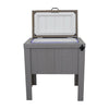 Longhorn Face Single Cooler - Gray