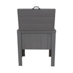 Longhorn Face Single Cooler - Gray