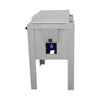 Longhorn Face Single Cooler - White