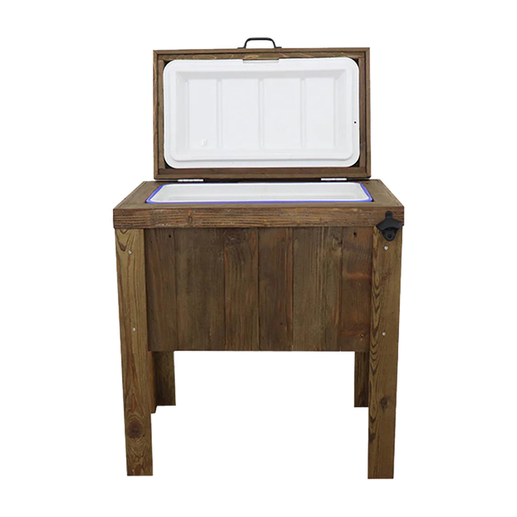 Longhorn Face Single Cooler - Walnut