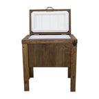 Longhorn Face Single Cooler - Walnut